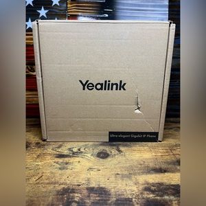 Yealink T46S Gigabit IP Phone (SIP-T46S)  New In Box Power Tested